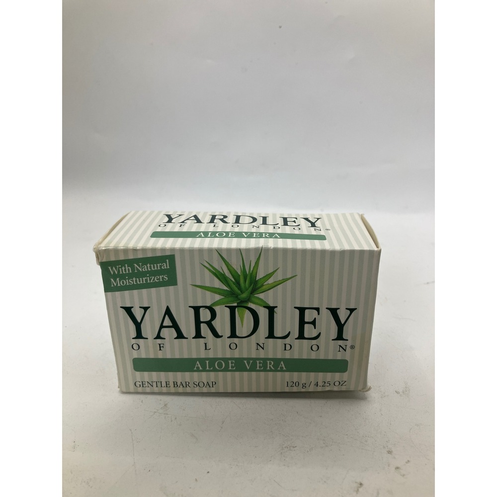 Yardley of London Aloe Vera Gentle Bar Soap Moisturizing New Sealed 4.25oz
